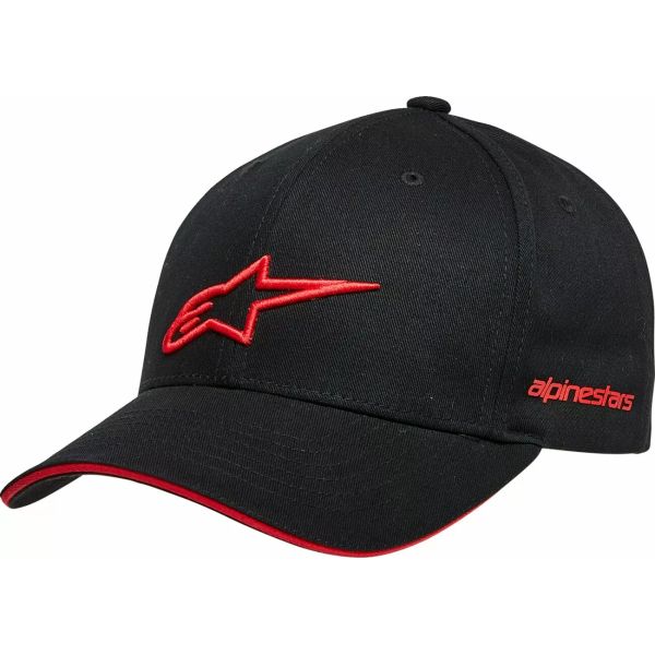 Sepci Alpinestars Sapca Rostrum Black/Red 25