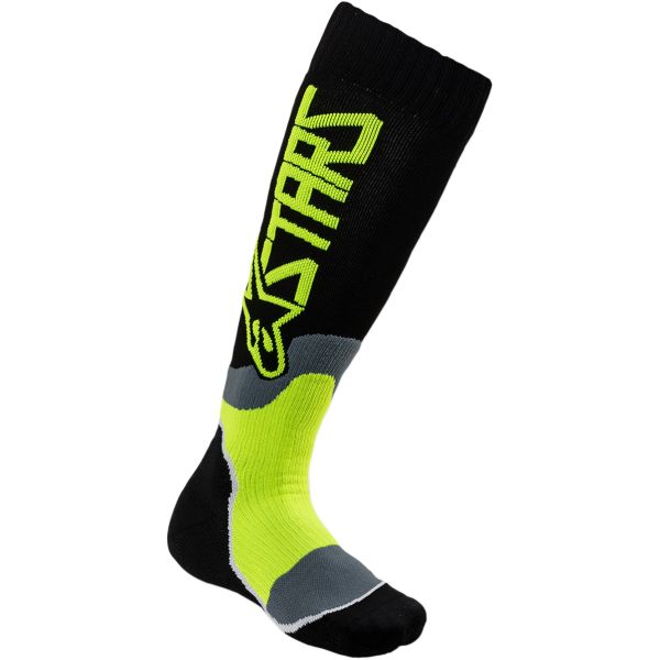 Cizme MX-Enduro Copii Alpinestars Sosete Enduro Copii Plus 2 Black/Yellow