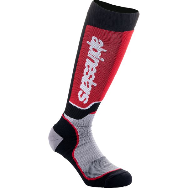 Kids Boots MX-Enduro Alpinestars Youth Moto Enduro/MX Socks Plus Black/Red/Gray 24