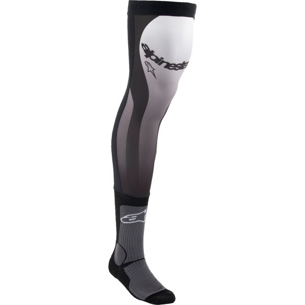 Socks MX-Enduro Alpinestars Moto Enduro/MX Socks Knee Brace Black/White 24