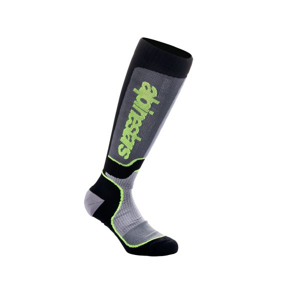 Cizme MX-Enduro Copii Alpinestars Sosete Moto Enduro/MX Plus Black/Gray/Yellow 24