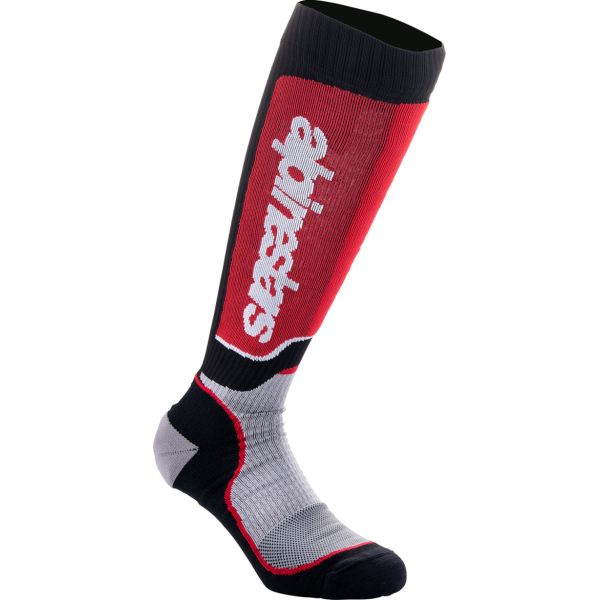 Socks MX-Enduro Alpinestars Moto Enduro/MX Socks Plus Black/Red/Gray 24