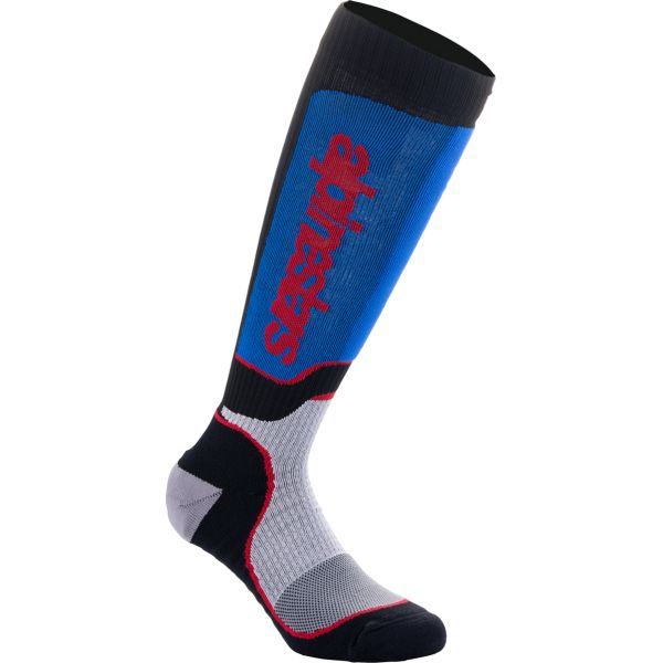 Sosete MX-Enduro Alpinestars Sosete Moto Enduro/MX Plus Black/White/Blue 24