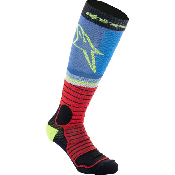 Sosete MX-Enduro Alpinestars Sosete Moto Enduro/MX Pro Black/Gray/Blue 24