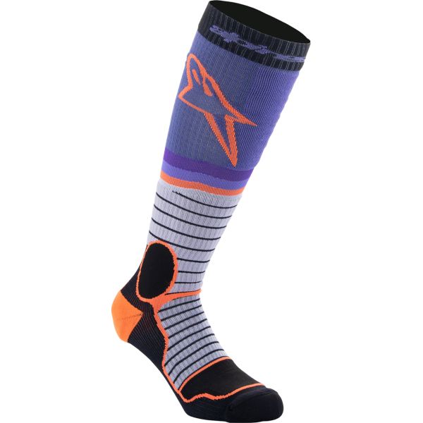 Socks MX-Enduro Alpinestars Moto Enduro/MX Socks Pro Purple/Black/Gray 24
