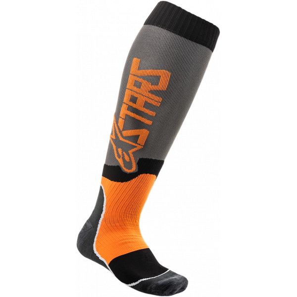 Socks MX-Enduro Alpinestars Moto MX Socks Plus 2 Gray/Orange