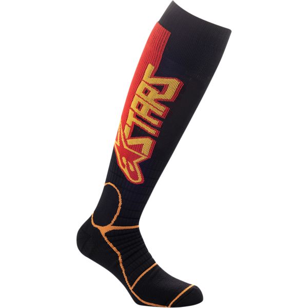Socks MX-Enduro Alpinestars Moto MX Socks Pro Black/Yellow/Orange