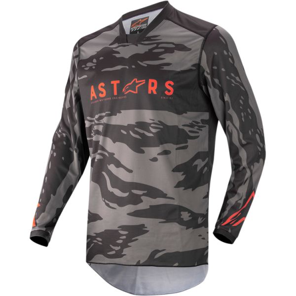Tricouri MX-Enduro Alpinestars Tricou Enduro Racer Tactical B/Camo/Red