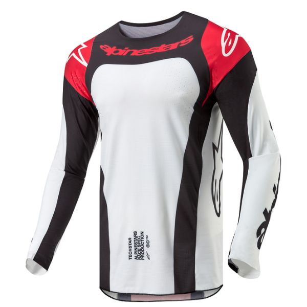 Jerseys MX-Enduro Alpinestars Moto Enduro/MX Jersey Techstar Ocuri Red/White/Black 24