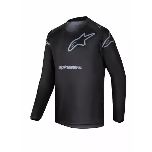Tricouri MX-Enduro Copii Alpinestars Tricou Moto MX/Enduro Copii Racer Youth Graphite Black 24