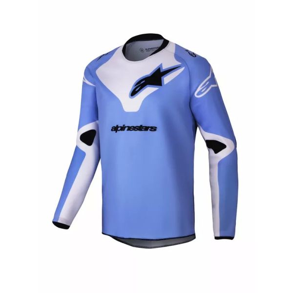 Tricouri MX-Enduro Copii Alpinestars Tricou Moto MX/Enduro Copii Racer Youth Veil Purple/White 24