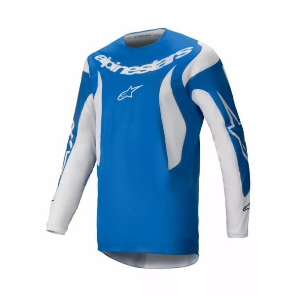 Tricouri MX-Enduro Alpinestars Tricou Moto MX/Enduro Fluid Haul Blue/White 24