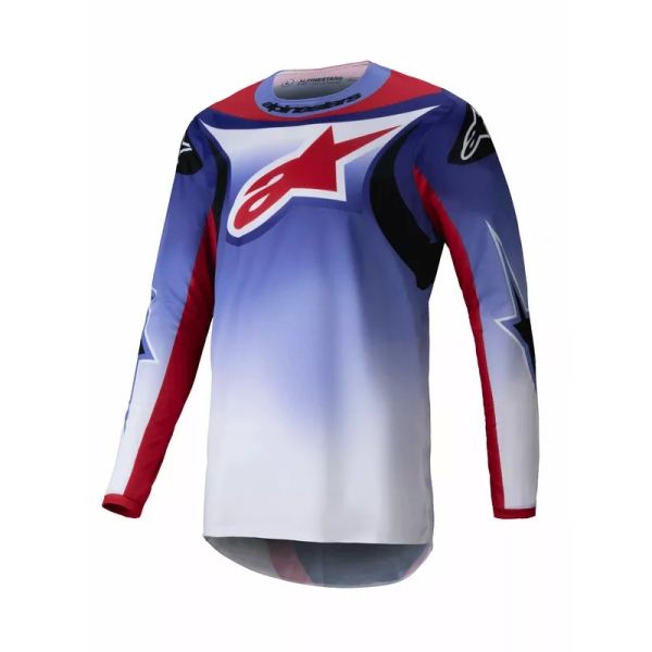 Tricouri MX-Enduro Alpinestars Tricou Moto MX/Enduro Fluid Wurx Purple/White/Black/Red 24