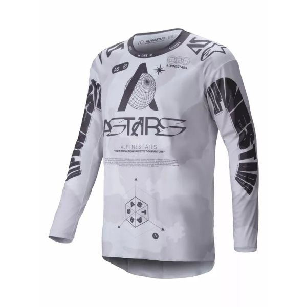 Tricouri MX-Enduro Alpinestars Tricou Moto MX/Enduro Racer Hollow Brown Camo/Black 24