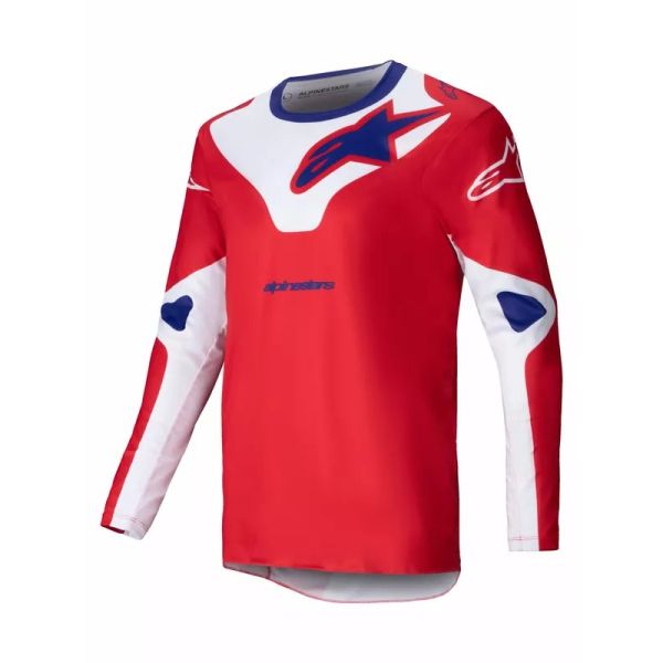 Tricouri MX-Enduro Alpinestars Tricou Moto MX/Enduro Racer Veil Red/White 24
