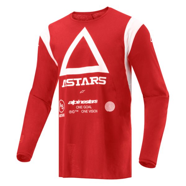 Tricouri MX-Enduro Alpinestars Tricou Moto MX/Enduro Techdura Red 24