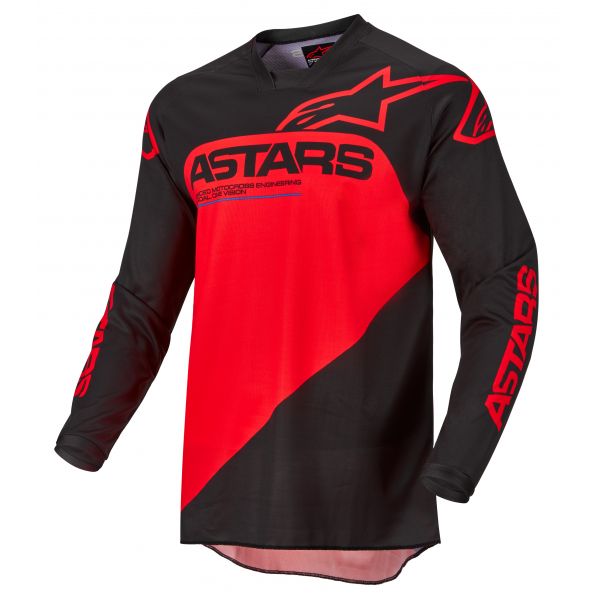 Jerseys MX-Enduro Alpinestars Jersey Racer Supermatic Black Red 2022