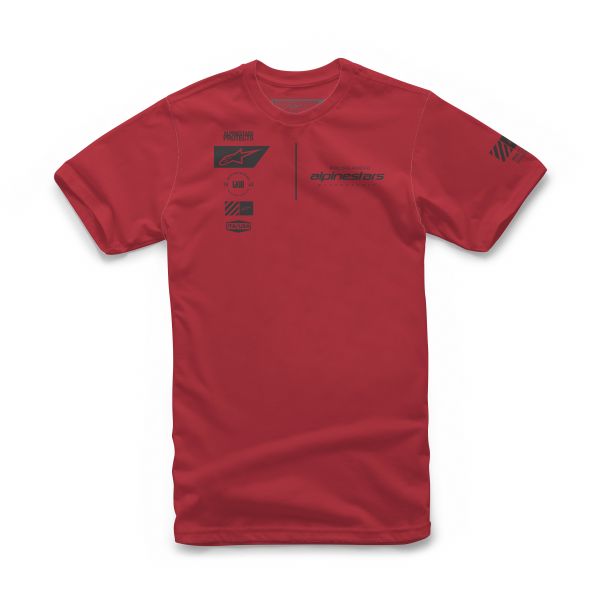 Casual T-shirts/Shirts Alpinestars Tee Position Red