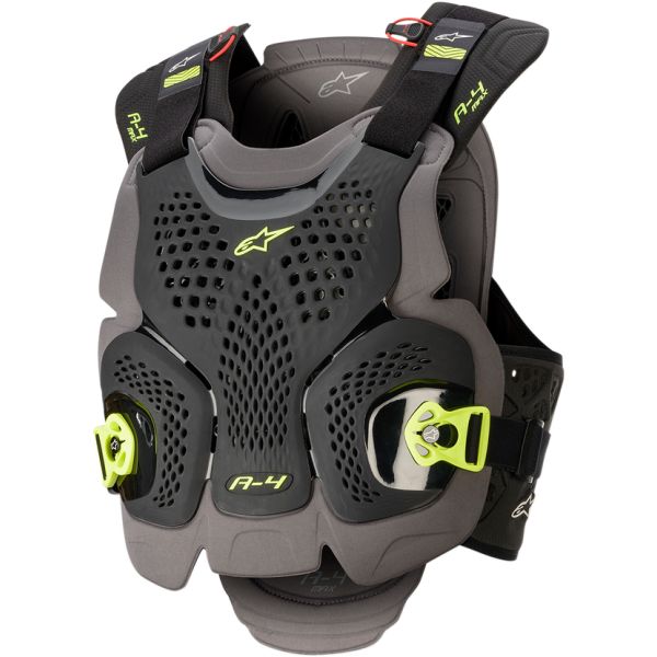 Protectii Piept-Spate Alpinestars Vesta Moto Protectie A-4 Max Plus Black/Yellow
