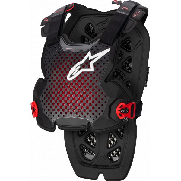  Alpinestars Chest Body Protector Roost Guard A1 Black/Red