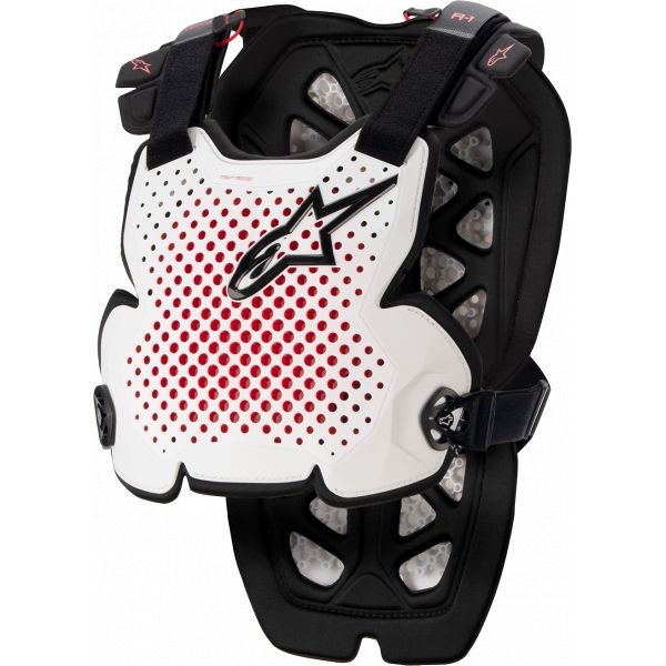 Chest Protectors Alpinestars Chest Body Protector Roost Guard A1 White/Black
