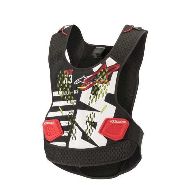 Chest Protectors Alpinestars Sequence Black/White/Red Protection Vest