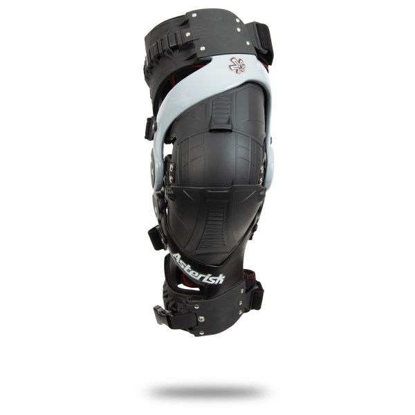  Asterisk Moto MX Ultra Cell Black/Gray Knee Braces