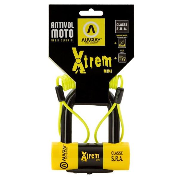  Auvray Antifurt Moto Disc Xtreme Mini Black/Yellow AXTRAUV