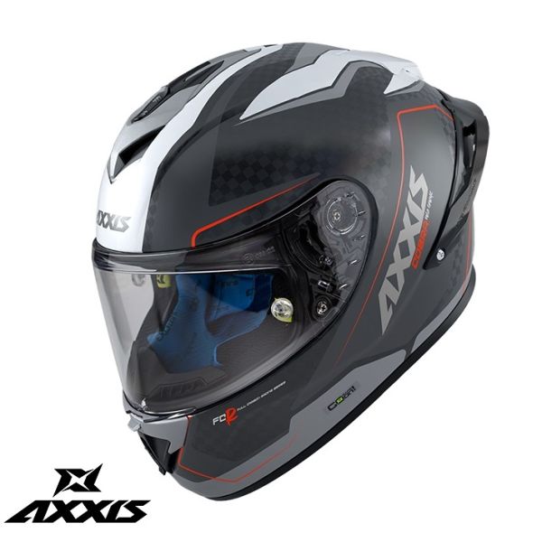  Axxis Casca Moto Full-Face/Integrala Cobra Rage A2 Glossy Grey 24