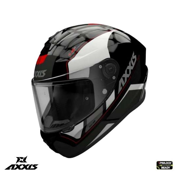  Axxis Casca Moto Full-Face/Integrala Draken S B0 Wind Glossy White 24