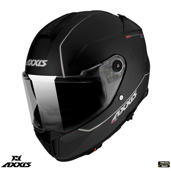  Axxis Casca Moto Full-Face/Integrala Hawk Sv A1 Matt Black 24