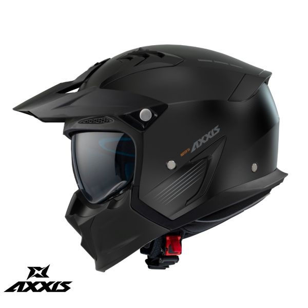  Axxis Casca Moto Open-Face/Jet Hunter Sv A1 Solid Matt Black 24