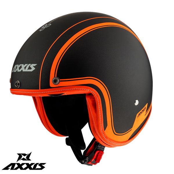  Axxis Casca Open-Face/Jet Sv Royal A4 Fluo Matt Orange 24