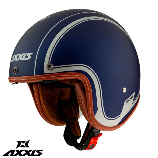  Axxis Casca Open-Face/Jet Sv Royal A7 Matt Blue 24