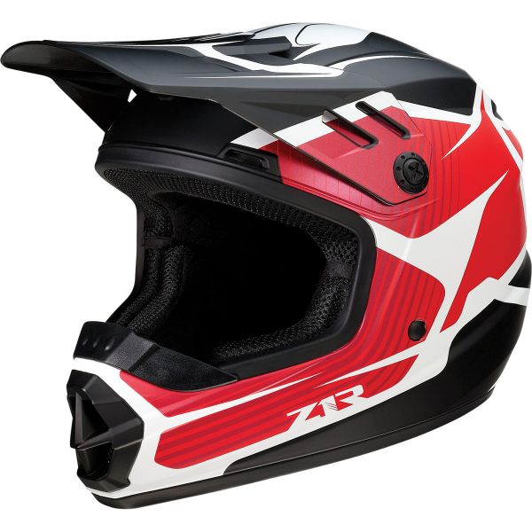  Z1R Youth MX Moto Helmet Rise Flame Red