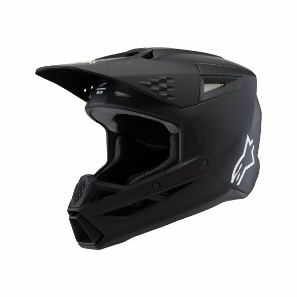 Casti MX-Enduro Copii Alpinestars Casca Moto MX/Enduro Copii Supertech M3 Youth Solid Black 24