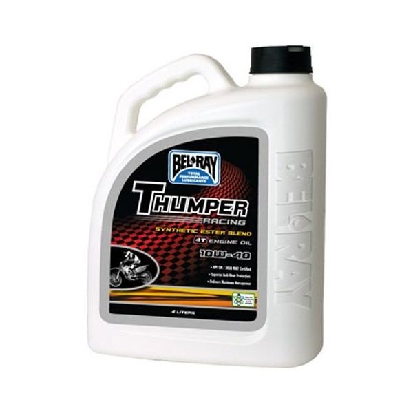  Bel Ray 4L Engine Oil Thumper Racing Syn Ester Blend 4T 15W-50