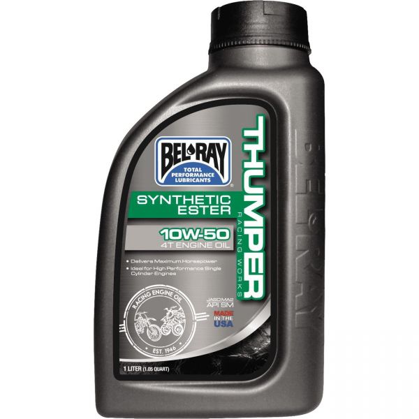  Bel Ray Engine Oil THUMPER RACING WORKS SYNTHETIC ESTER 4T 10W-50  1 l 