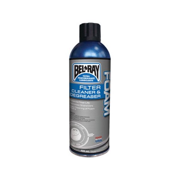 Chain lubes Bel Ray Degreeser Spray FOAM FILTER CLEANER & DEGREASER  (spray 400ml)