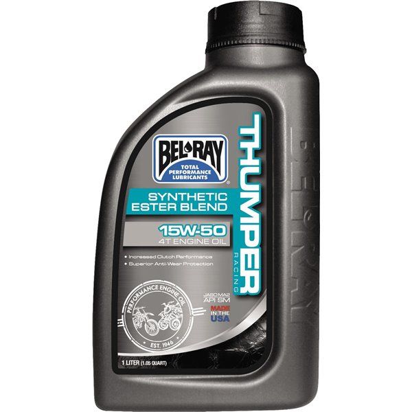  Bel Ray Engine Oil THUMPER RACING SYNTHETIC ESTER BLEND 4T 15W-50  1 l 