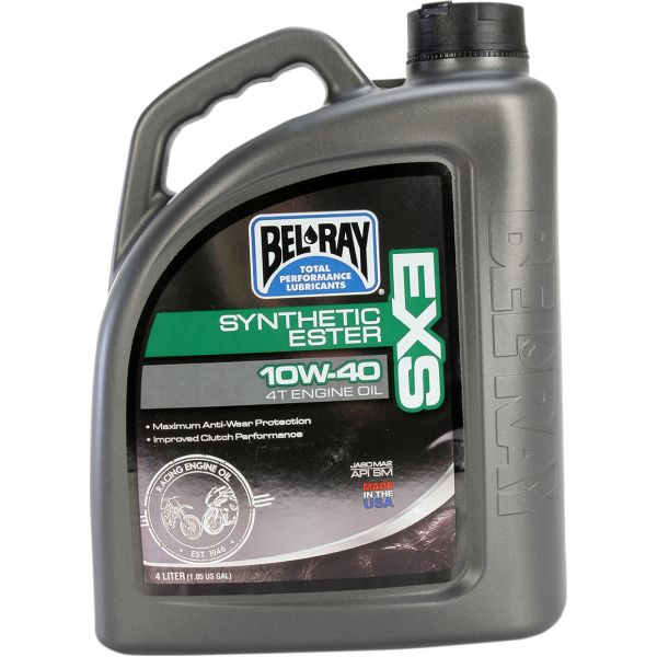 4 stokes engine oil Bel Ray Engine Oil EXS FULL SYNTHETIC ESTER 4T 10W-40  4 l