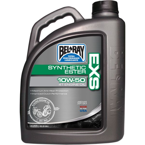 4 stokes engine oil Bel Ray Engine Oil EXS FULL SYNTHETIC ESTER 4T 10W-50  4 l