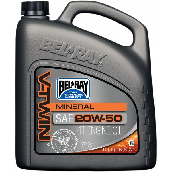 4 stokes engine oil Bel Ray Engine Oil Vtwin 20w50 4 Liter - 96905-bt4