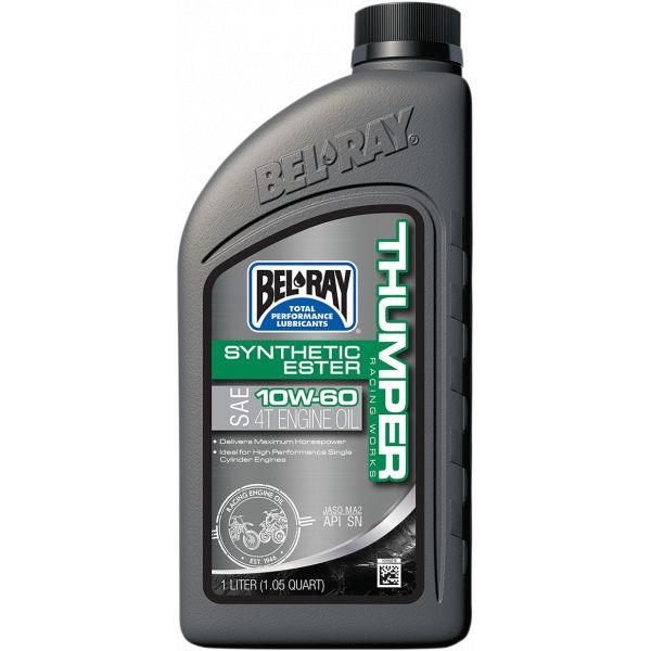 4 stokes engine oil Bel Ray Works Thumper Racing Synthetic Ester 4t Engine Oil 10w60, 1l - 99551-b1lw