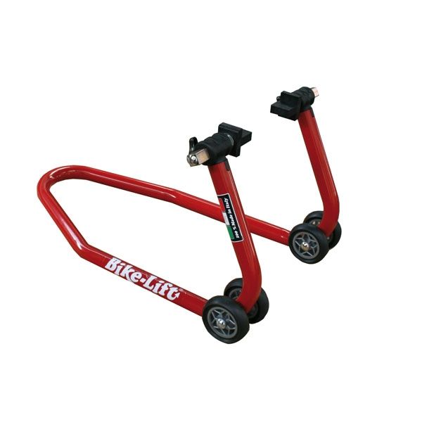 Stander On Road Bikelift FRONT STANDER TALL WITH PADELS - RED (FOR RADIAL BRAKES)