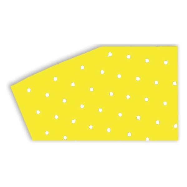 Graphics Blackbird Coloured Crystall Sheets W/holes 47x33 Cm 3pk Fluo Yellow 5052/50