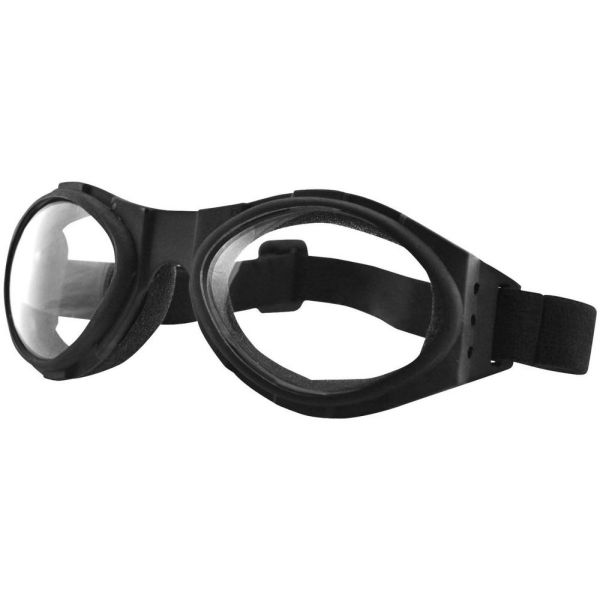 Goggles chopper Bobster BUGEYE EXTREME SPORT GOGGLES BLACK LENSES CLEAR