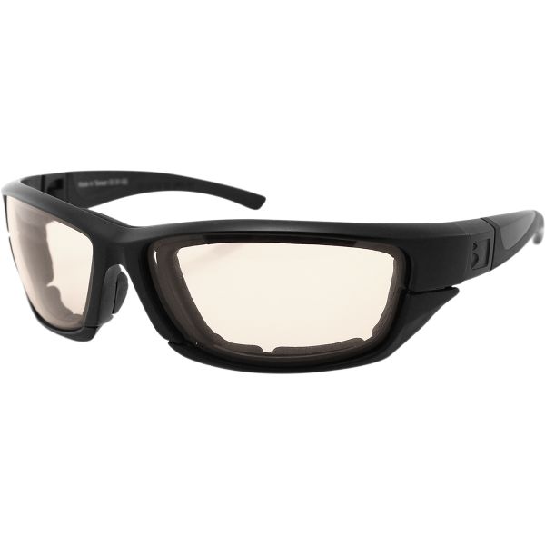 Goggles chopper Bobster Decoder 2 Convertible Sunglasses Black Photochromic Lenses Clear Bdec201