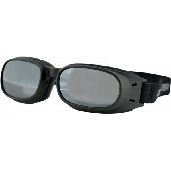 Goggles chopper Bobster Piston Adventure Goggles Black Lenses Mirrored Smoke Bpis01r
