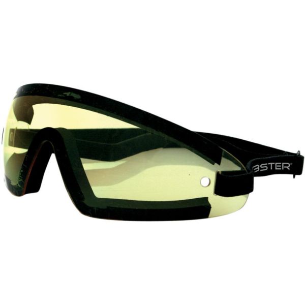  Bobster WRAP AROUND WIDE VISION GOGGLES BLACK LENSES YELLOW